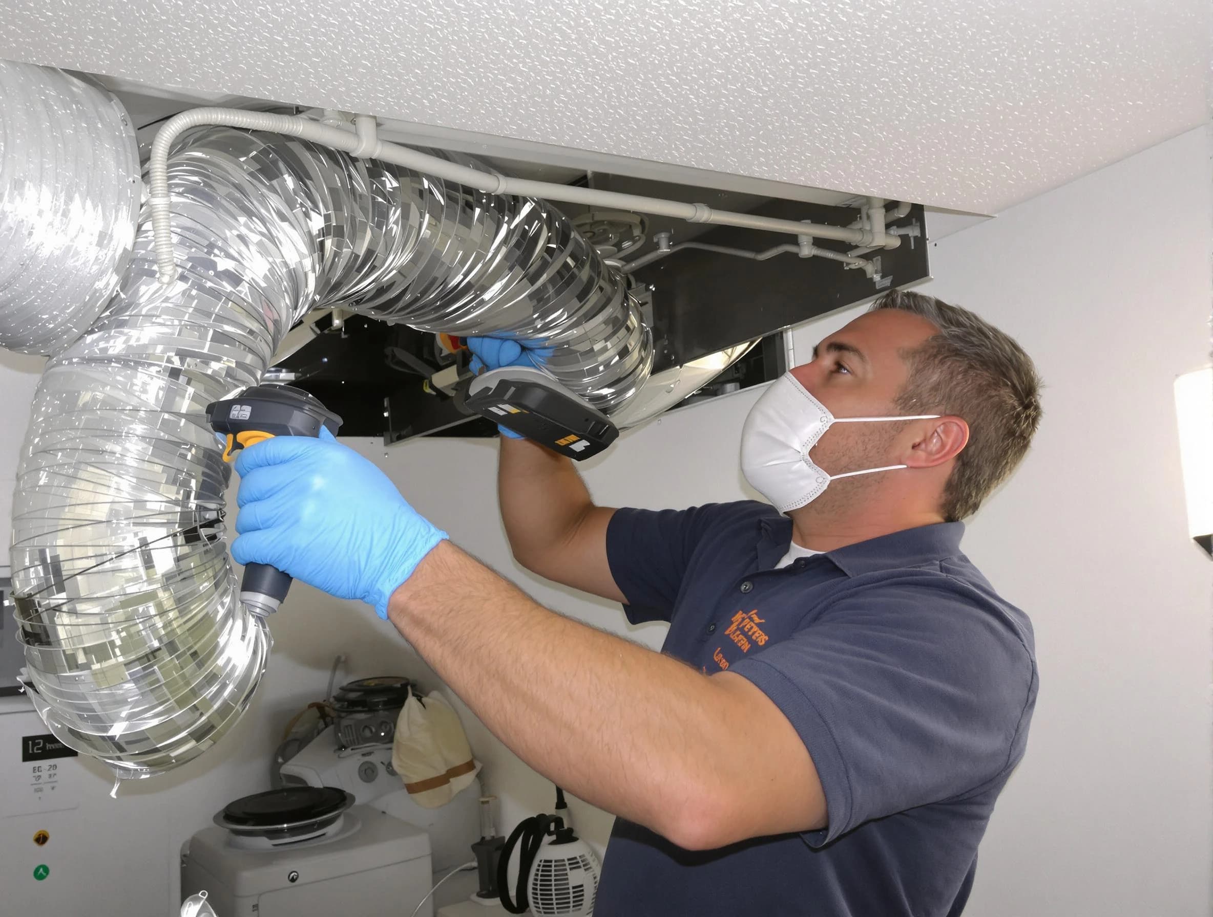 The Village Dryer Vent Cleaning professional performing thorough residential dryer vent cleaning in The Village