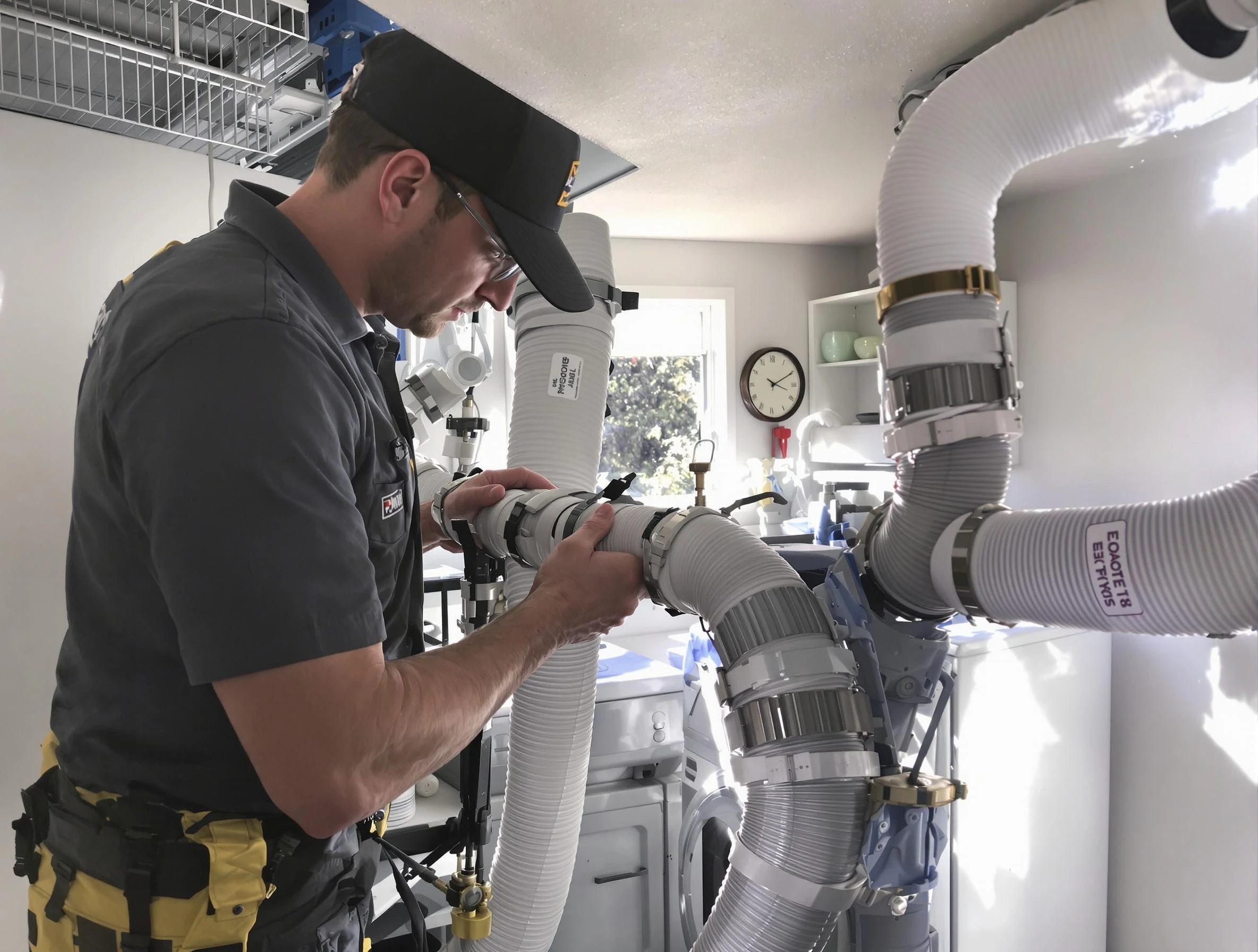 Dryer Vent Hose Installation in The Village